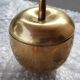 Tray or jewellery box in gilded brass