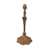Art Nouveau lamp 1900 in bronze.