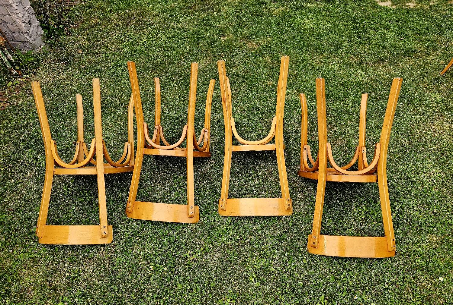 4 chaises Baumann bistrot