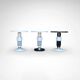table d'appoint en céramique et marbre de style Memphis par Casalto 2