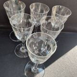 6 Baccarat wine glasses Molière service