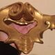Paire de appliques murales antiques en bois doré du 19ème siècle.