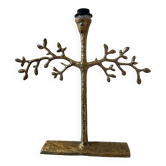 Pied de lampe en bronze doré Olivier Villas Alys