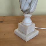 Old marble lamp base