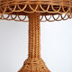 Grand lampadaire en rotin naturel