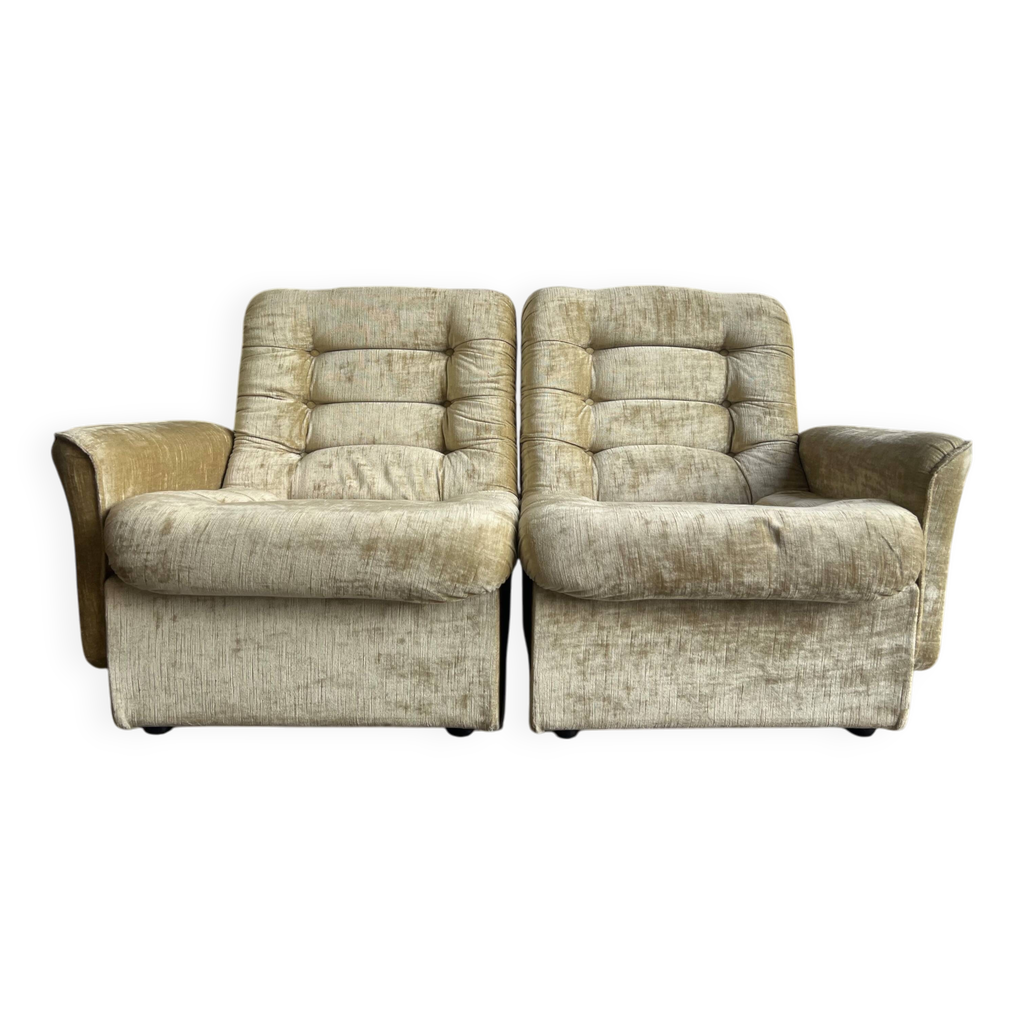 Two-seater/vintage sofa from the 70s | Selency