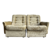 Deux places/canapé/sofa vintage des années 70