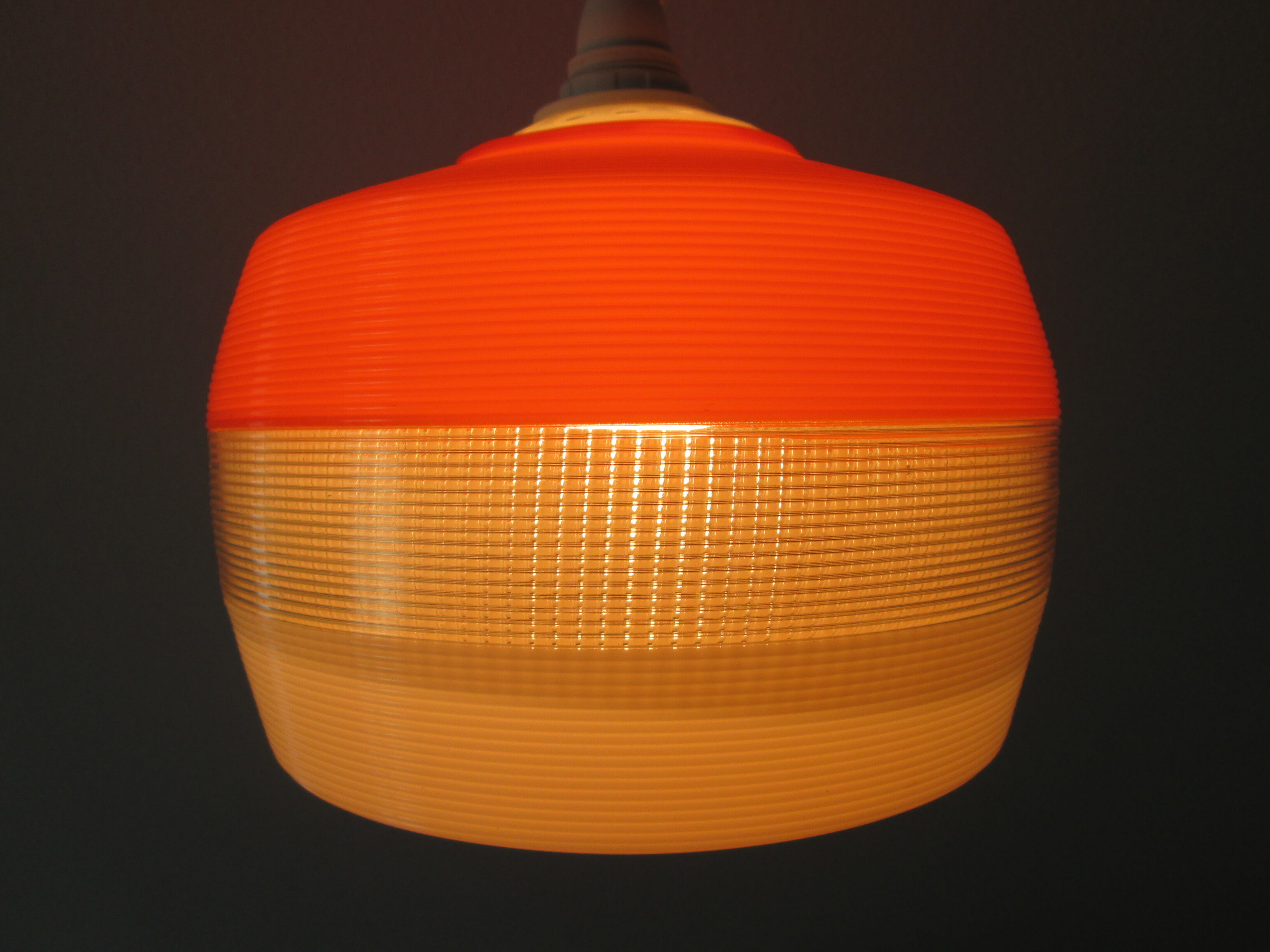 1960s original vintage pendant spaghetti lamp in 3 colours  designed by Yasha Heifetz for Rotaflex