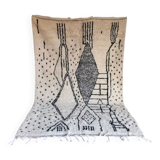 Tapis Azilal noir blanc 200*300 cm