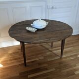 Table ronde ancienne à rabats