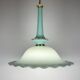 Vintage Murano glass pendant lamp attributed to Venini, Italy, 1970s.