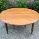 Old oval table Louis Philippe with 6 feet
