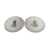 Duo of Moulin des Loups serving dishes