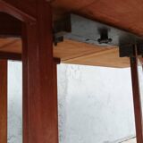 Scandinavian beech drop-leaf table