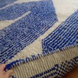 Traditional Moroccan rug, natural wool, 3 x 2 m.