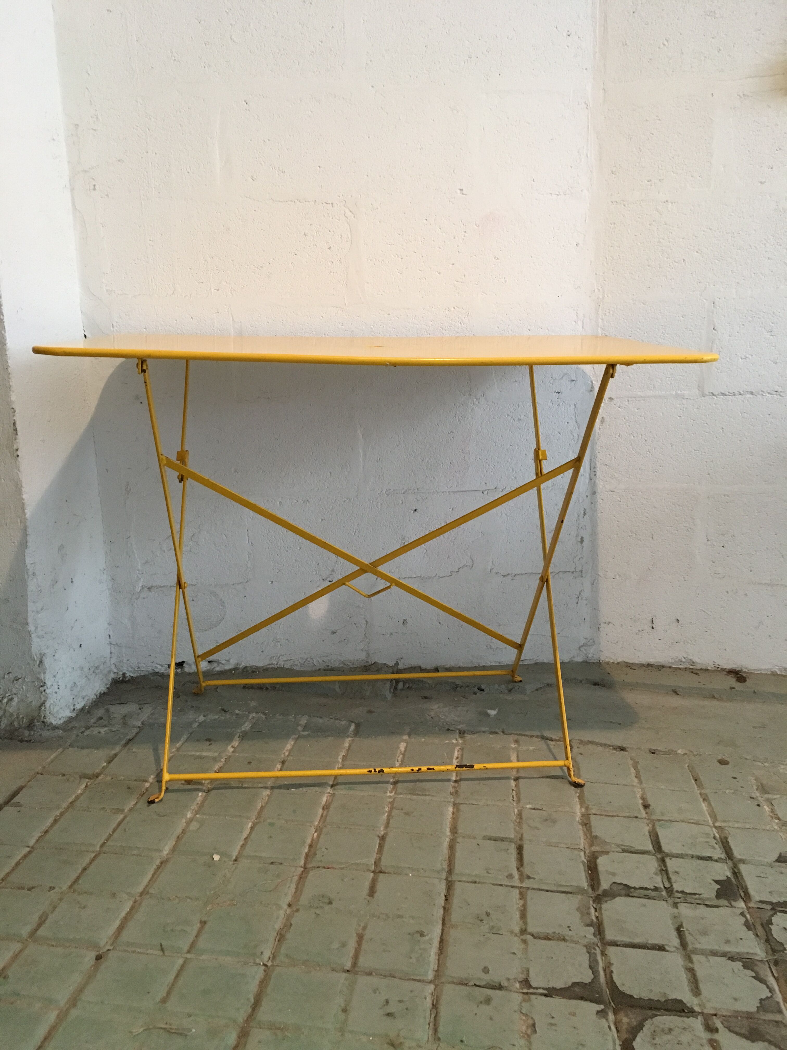 Table et 4 chaises Fermob vintage