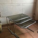 Vintage nesting coffee tables