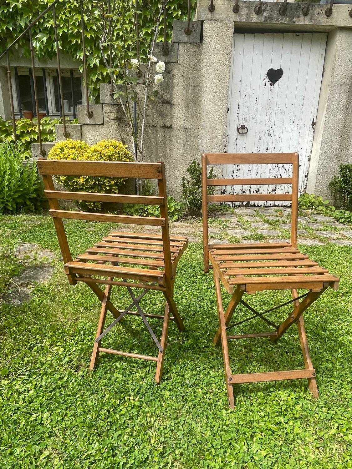 Pair of vintage children's chairs