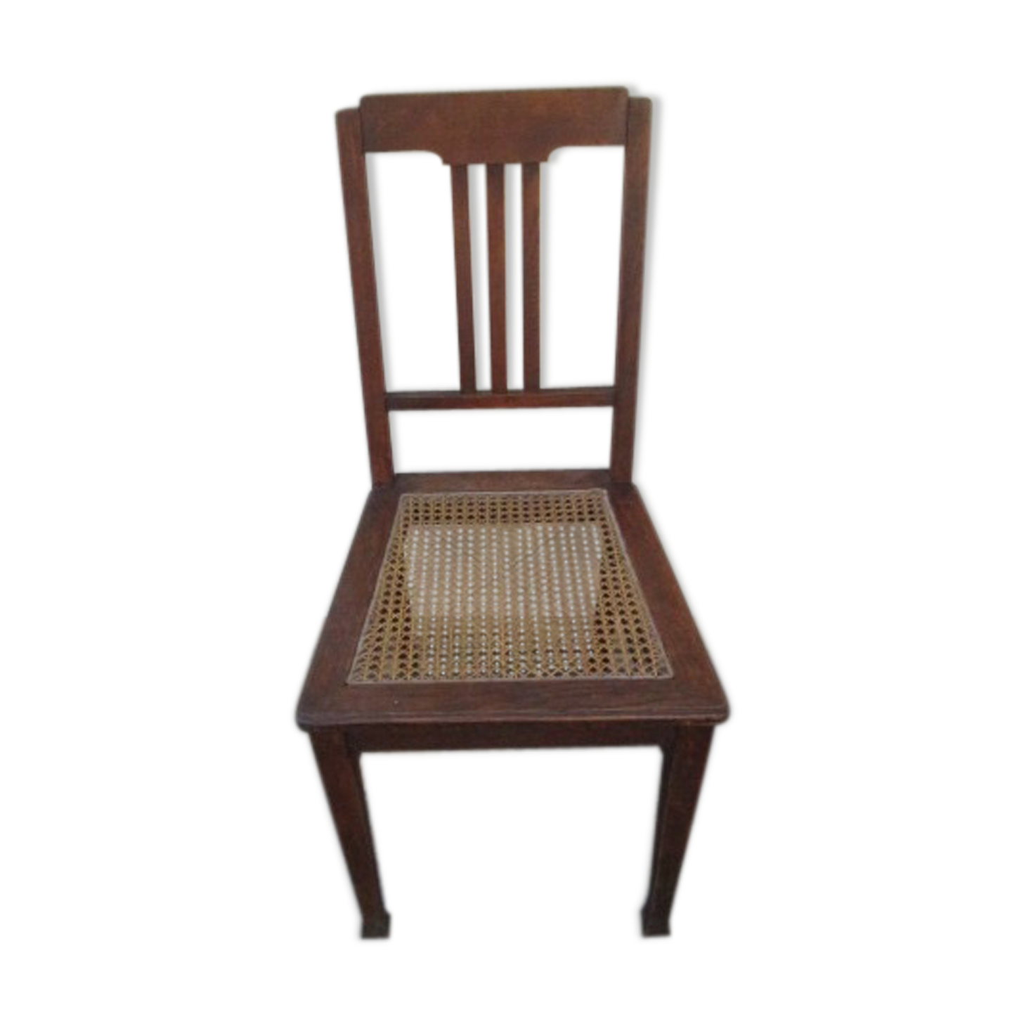 Chaise cannée ancienne