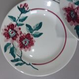 5 assiettes dessert vintage de Sarreguemines modèle monceau 231129