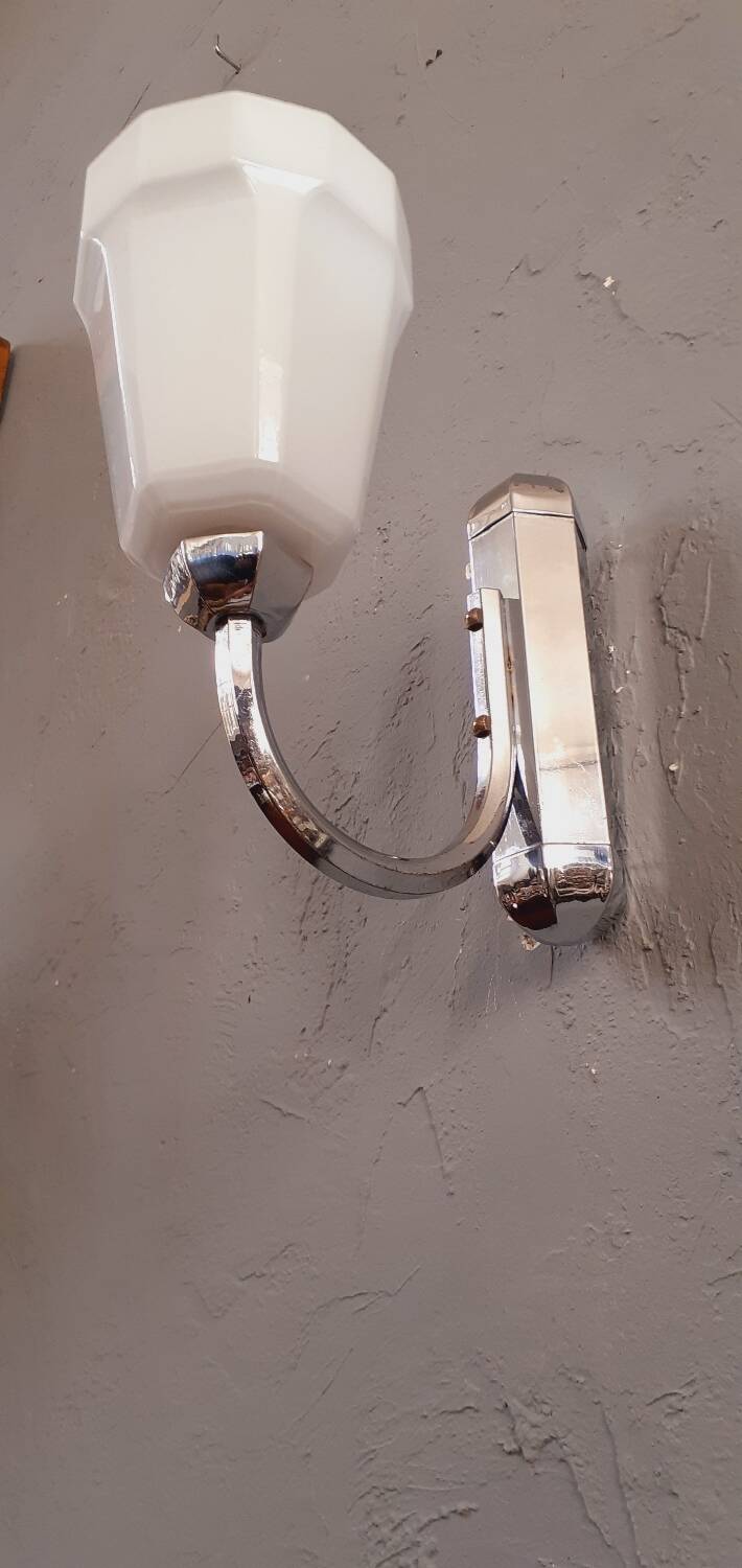 Art Deco Bathroom Wall Lamp Year 40.