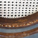 Set of 4 very charming antique Thonet bistro chairs with new matte seats