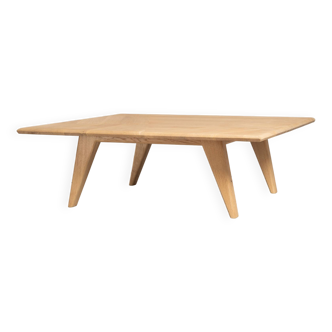 Solid oak coffee table