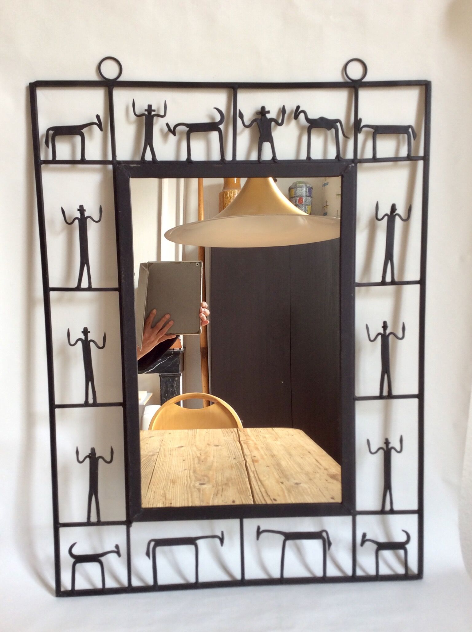 Brutal iron mirror 60x80cm