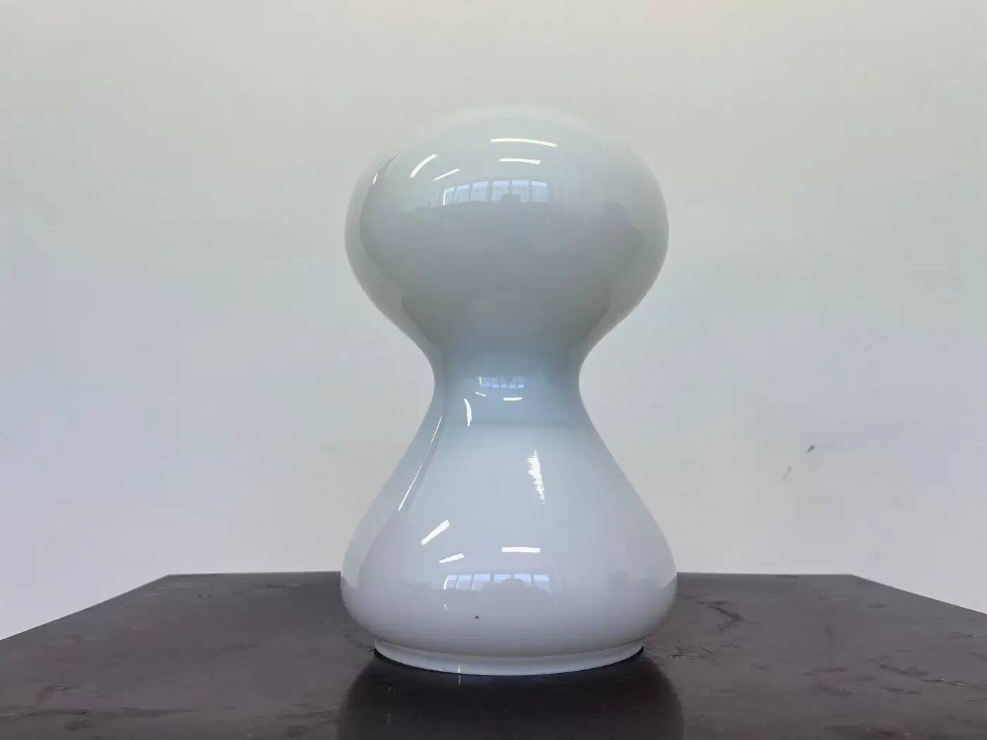 Glass midcentury table lamp by Ivan Jakes, Czechoslovakia, 1970s