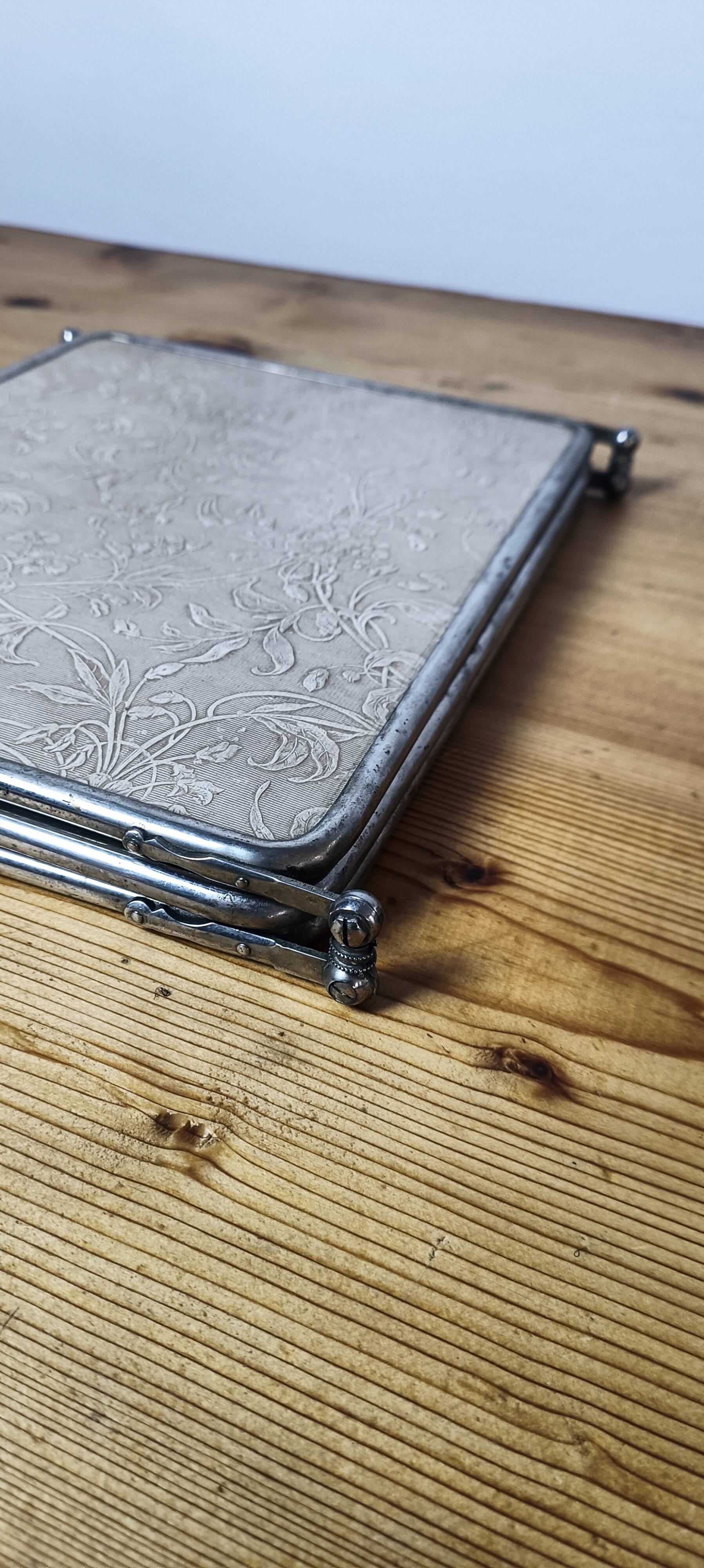 Large triptych mirror