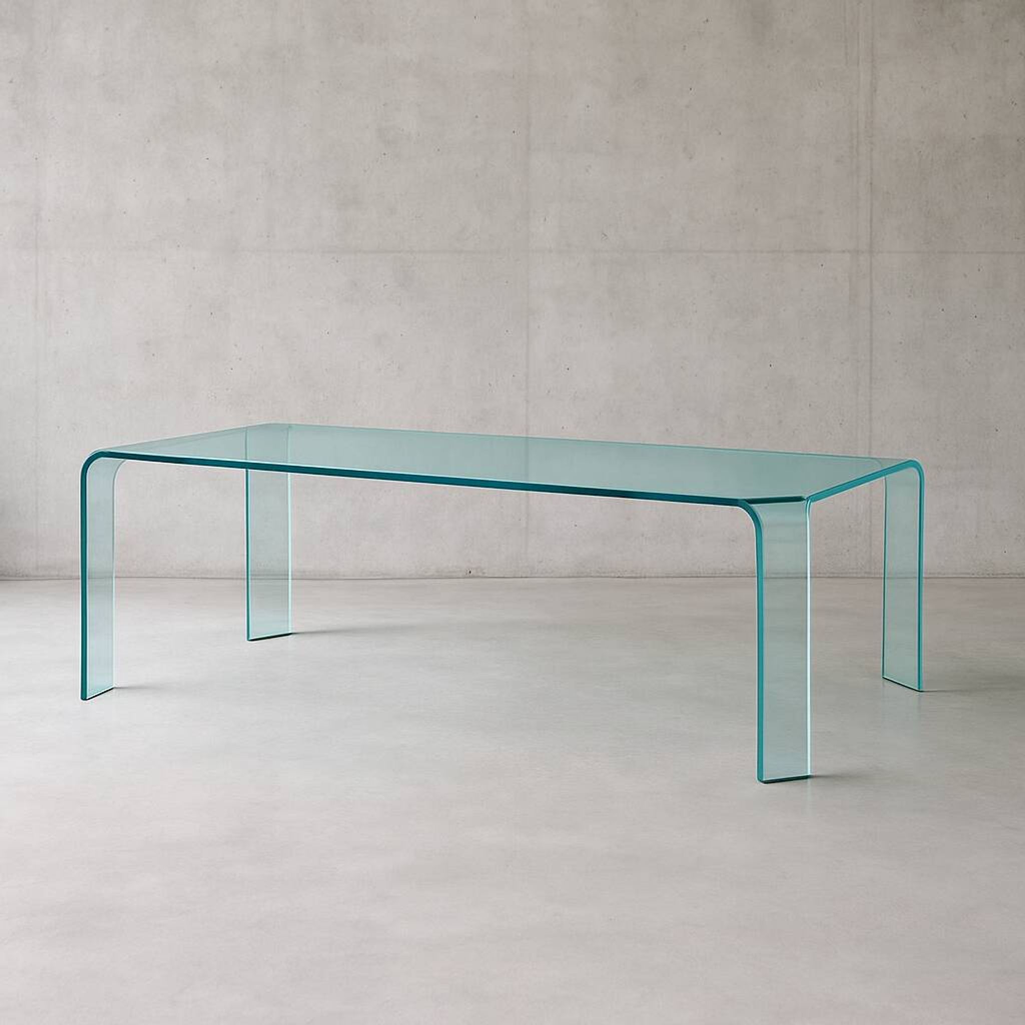 Glass table "Ragno" - Vittorio Livi - FIAM - 1980