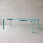 Glass table "Ragno" - Vittorio Livi - FIAM - 1980
