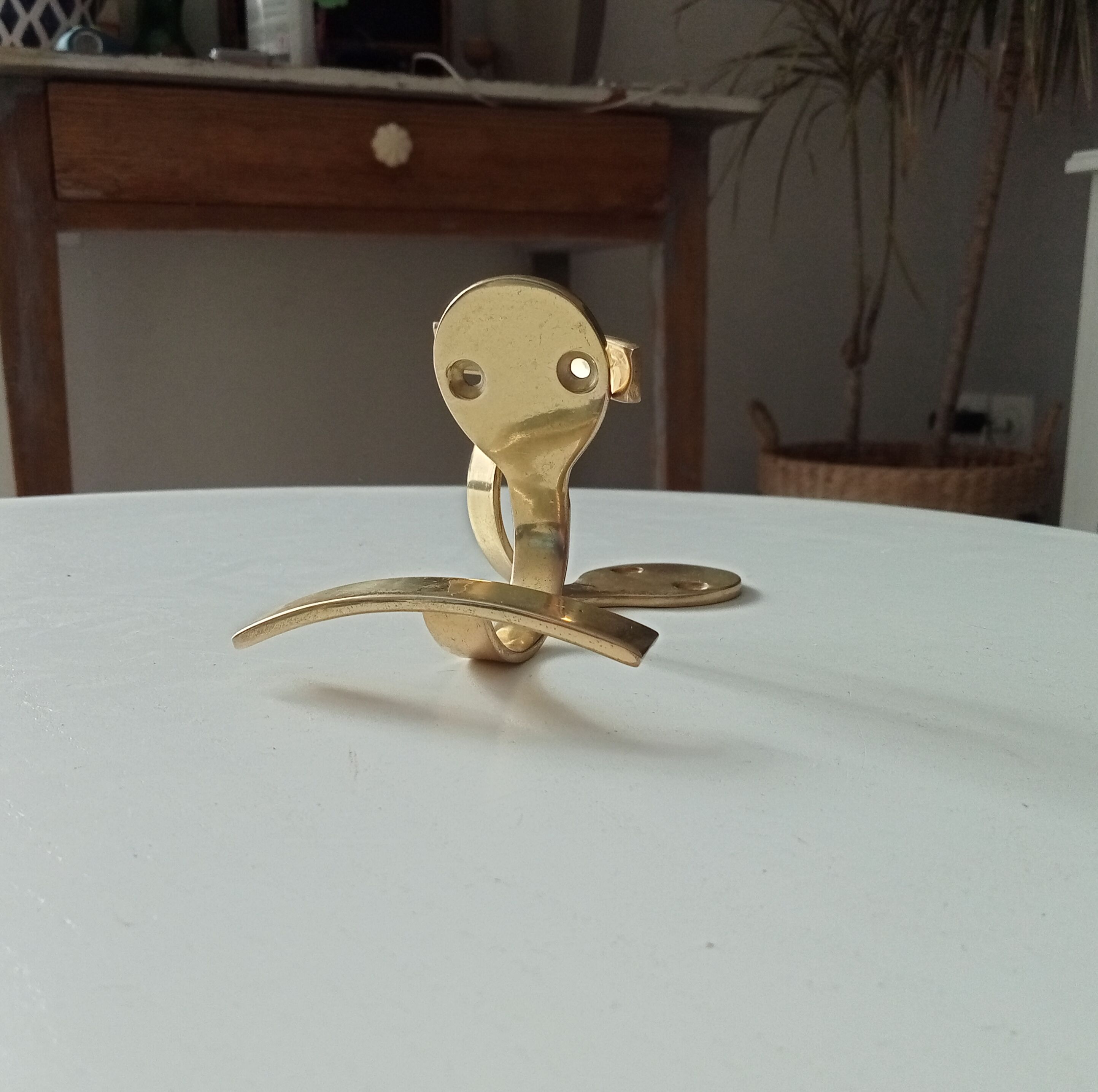 Pair of hooks vintage coat rack