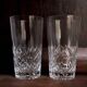 4 crystal whiskey glasses
