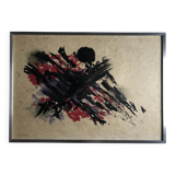 MANESSIER Elegy for Martin Luther King II, 1978. Signed lithograph at c.