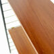 1960s vintage teak bookshelf in scandinavian style