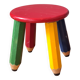 Tabouret crayon style Memphis