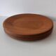 Vintage wooden plates teak