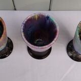 Set of three Morvan ceramic mazagrans