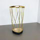 Midcentury metal brass modernist umbrella stand, Germany, 1950s