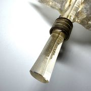 Large Vintage Murano Glass and Gold Leaf Wall Light by Barovier Toso, Italy
