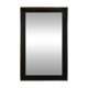 Grand miroir noir verre fumé