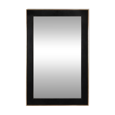 Grand miroir noir verre fumé