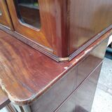 Mahogany showcase buffet library