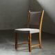Ensemble de six chaises de salle à manger en chêne vintage danois, style Henning Kjærnulf, années 1960.
