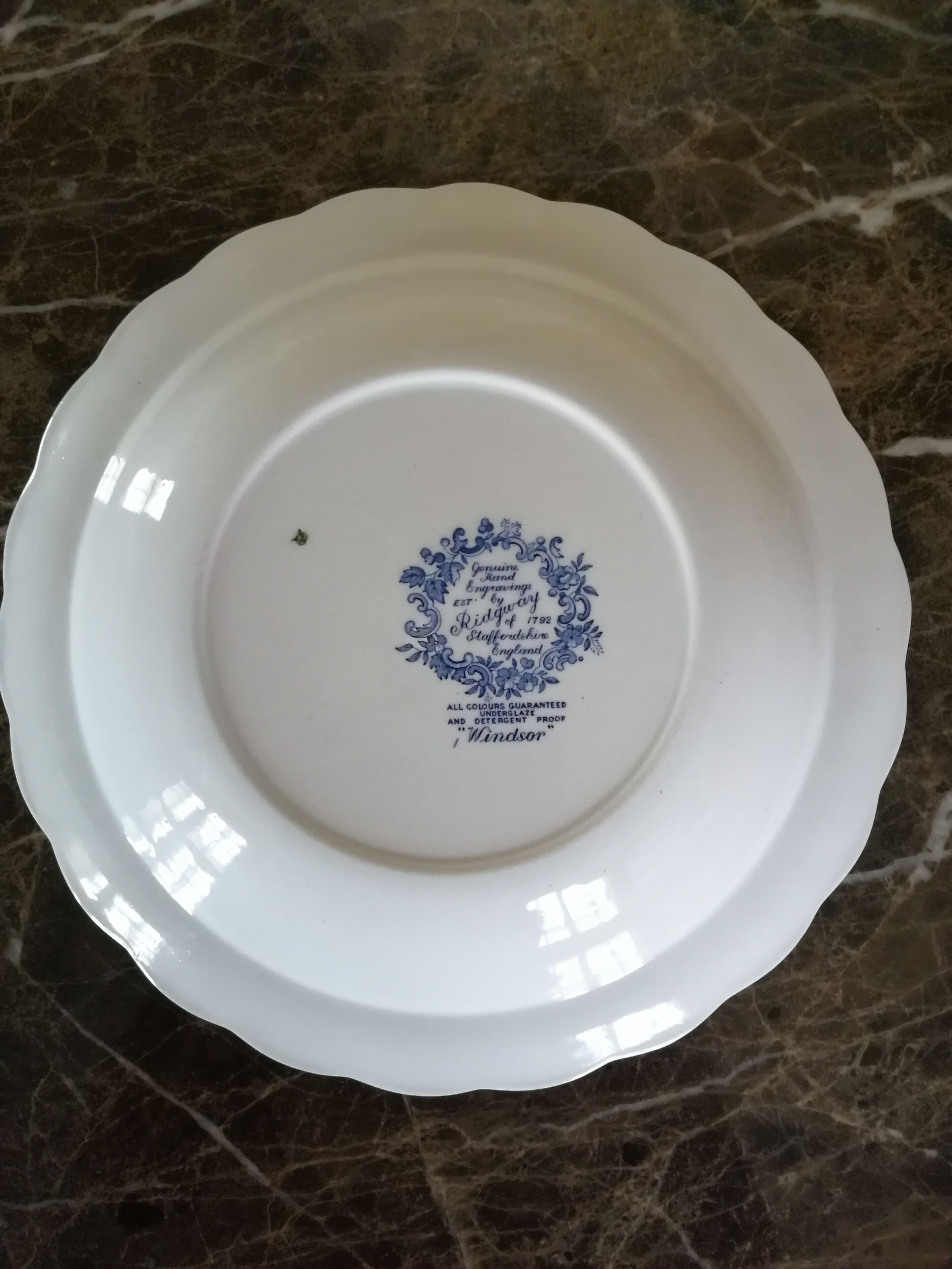 Plat  Ridgway Staffordshire England