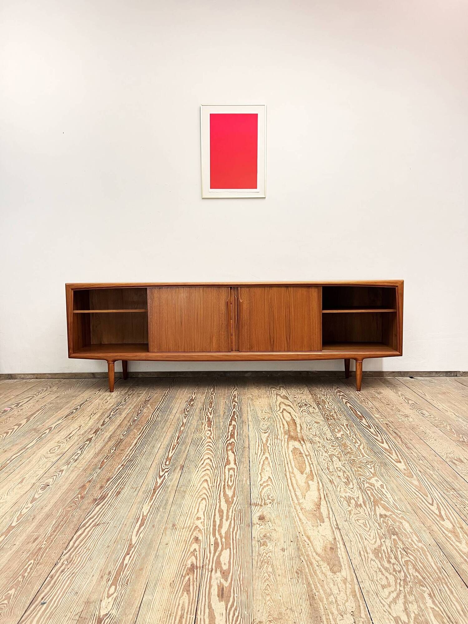 Danish Mid-Century Modern Sideboard in Teak by Axel Christensen Odder Furniture, 1960s