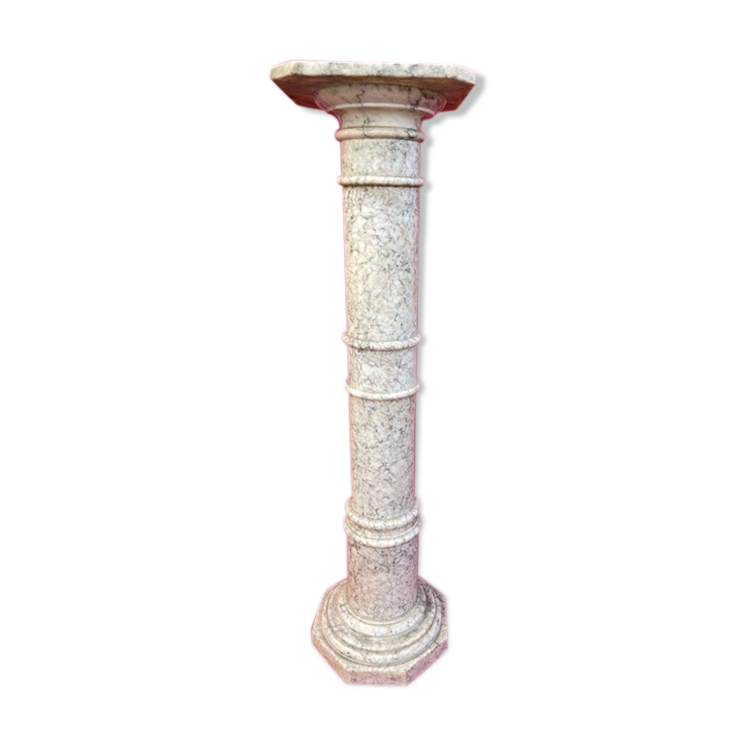 19th century marble harness column