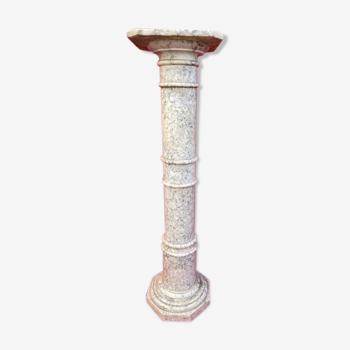 19th century marble harness column