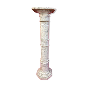 colonne sellette en marbre